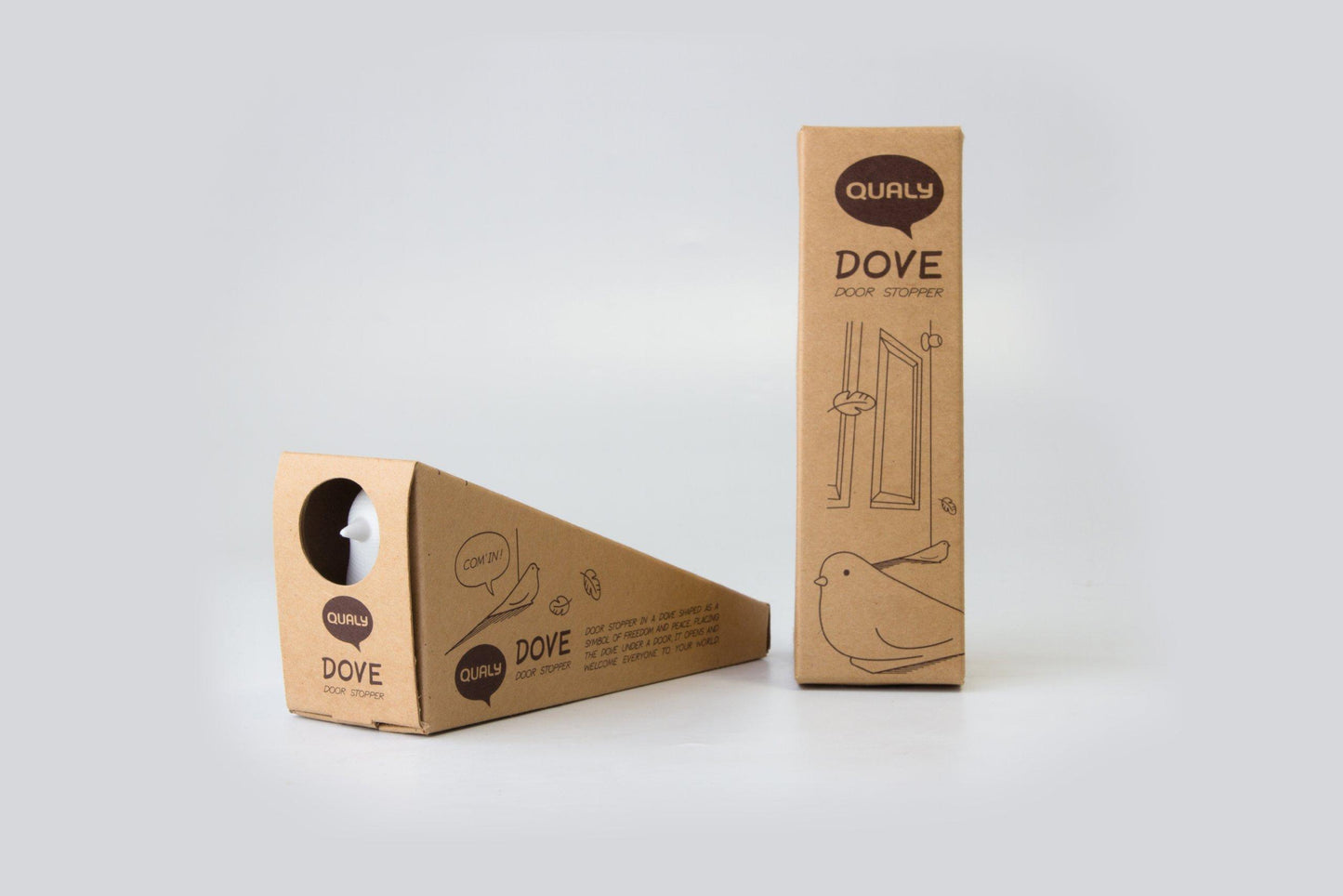 Qualy Dove Door Stopper White