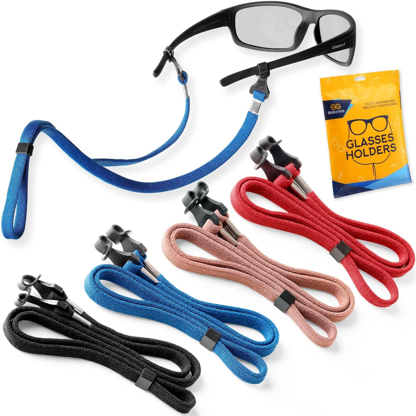 Eyeglasses String Holder Straps Cord   4 Premium Eyeglass Chains for