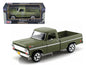 1969 Ford F-100 Pickup Truck Green 1/24 Diecast Car Model by Motormax