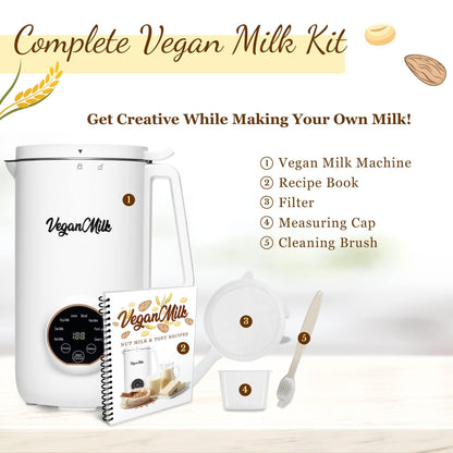 Soy Milk Maker Machine   8 in 1 Vegan Nut Milk Maker   Nut Milk