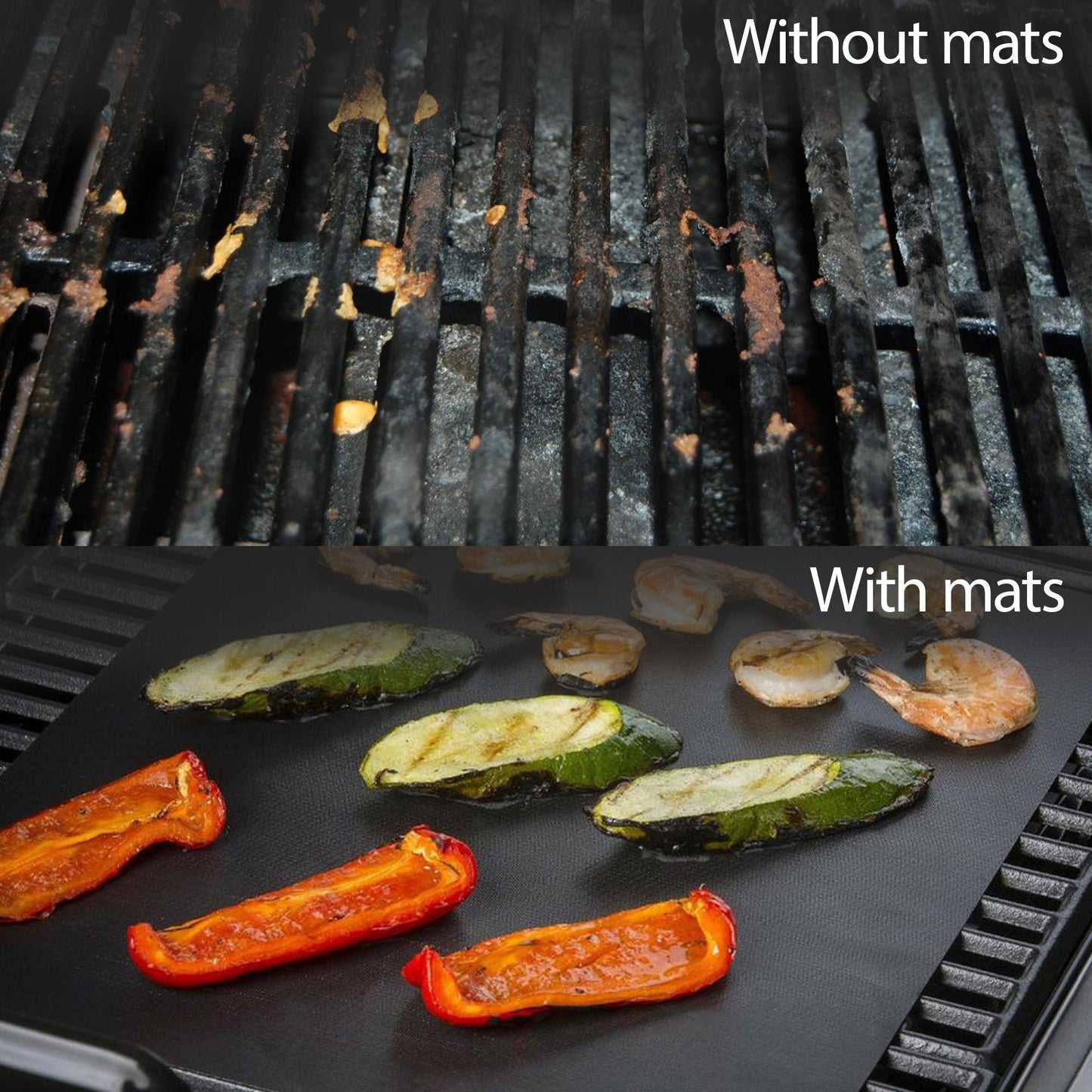 Grill Mat BBQ Pad Non Stick Copper Barbecue Mat Cooking Chef Bake