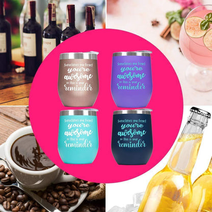 You‚Äôre Awesome Wine Tumbler with Sayings For Women Thank You