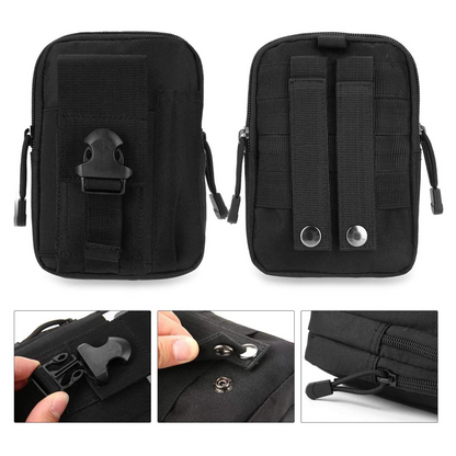 Tactical MOLLE Military Pouch Waist Bag for Hiking, Running and Outdoo