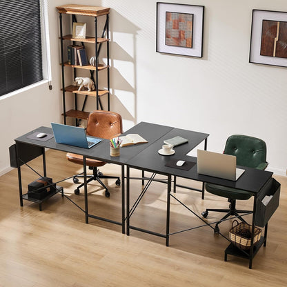 L Shaped Computer Desk - Gaming Table Corner Desk 50 Inch PC Writing