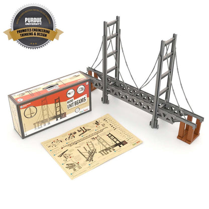 UNIT BRICKS Mini Unit Beams Bridges Set for age 6+ 620 pcs