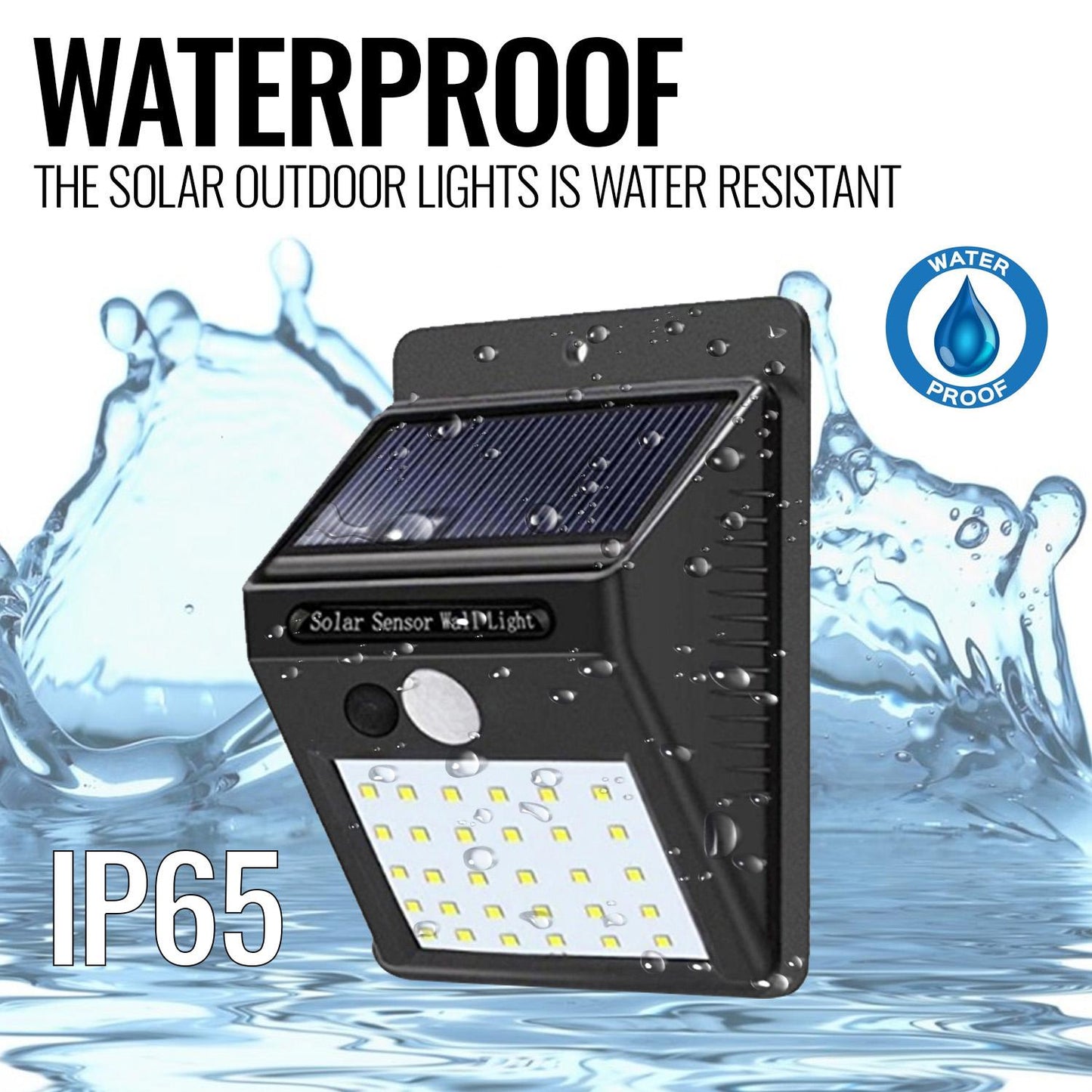 Motion Sensor Light Outdoor Solar Powered Security Lights 10 LED