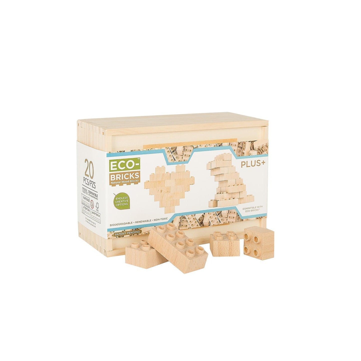 Eco-bricks‚Ñ¢ Plus+ Natural 20pcs