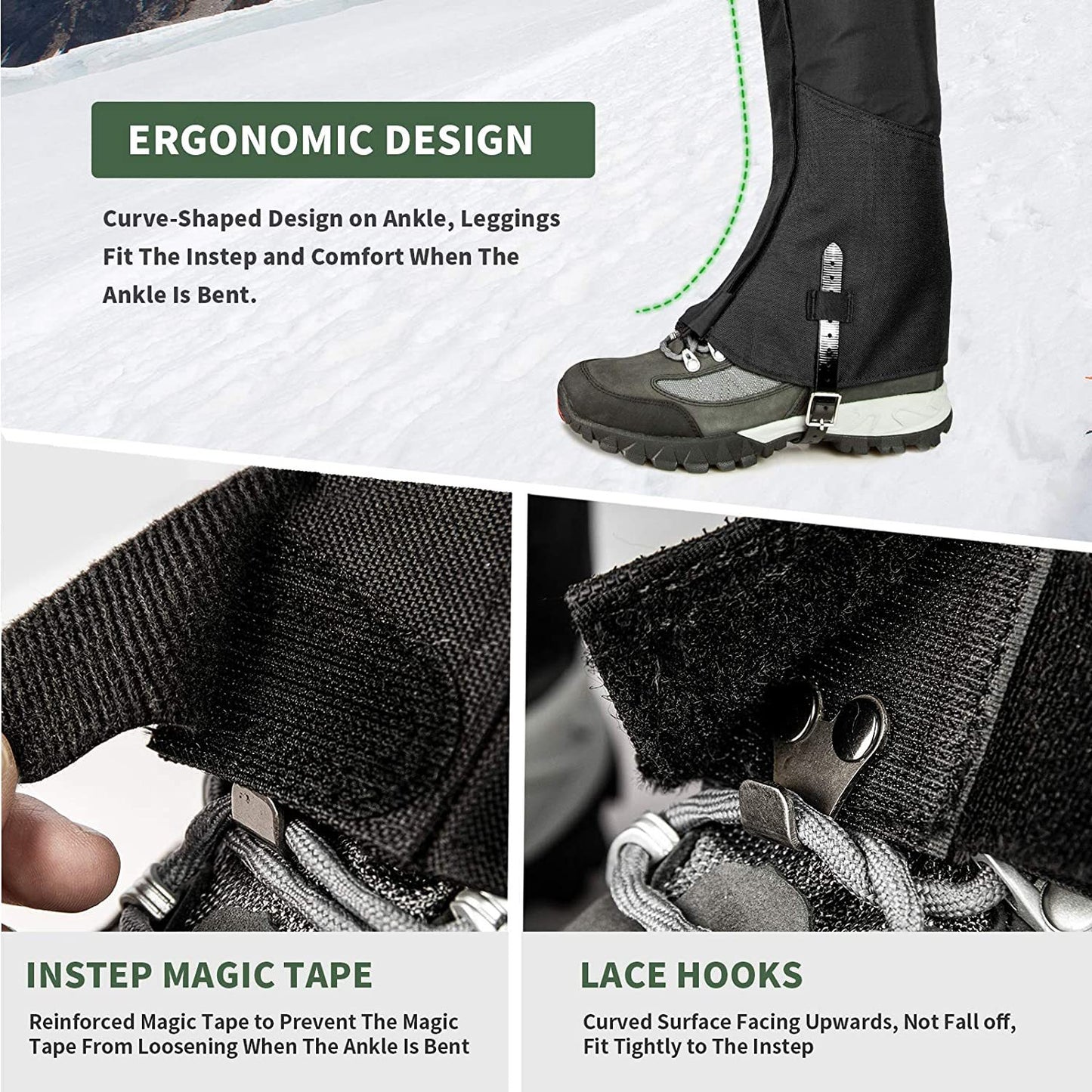1000D Waterproof Leg Gaiters
