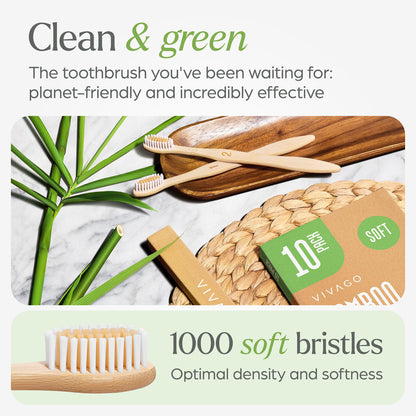 Biodegradable Bamboo Toothbrushes
