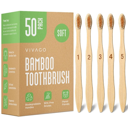 Biodegradable Bamboo Toothbrushes
