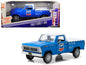 1967 Ford F-100 with Bed Cover \Chevron Full Service\" Blue with White