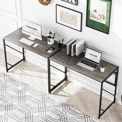 Folding Desk Writing Computer Desk for Home Office, No-Assembly Study