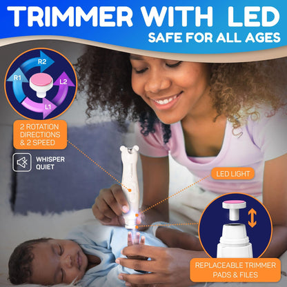 Baby Nail Trimmer Electric (Rechargeable)   Baby Nail Clippers & File