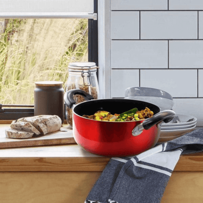 Better Chef 7-Piece Aluminum Non-Stick Cookware Set with Bakelite Hand