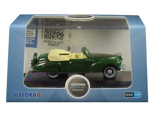1941 Lincoln Continental Convertible Spode Green 1/87 (HO) Scale