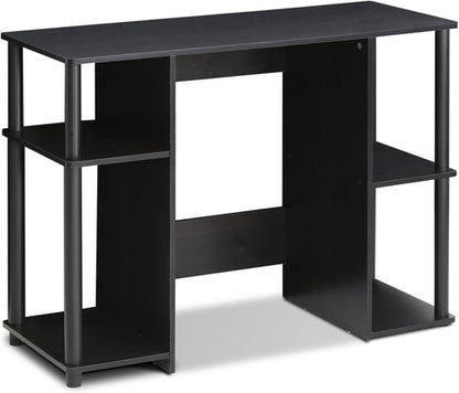 JAYA Computer Study Desk,Open Storage, Espresso
