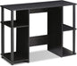 JAYA Computer Study Desk,Open Storage, Espresso