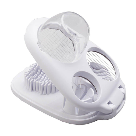 Egg Slicer for Hard Boiled Eggs   3 Slice Modes Handy Heavy Duty