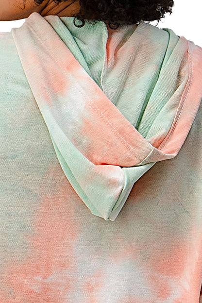 Cozy Tie-Dye Lounge Set with Hoodie