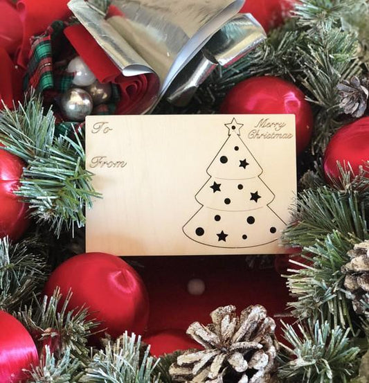 Christmas Tree Holiday Card with Pop-Out Ornament #9002