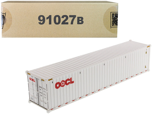 40\' Dry Goods Sea Container \OOCL\" White \"Transport Series\" 1/50