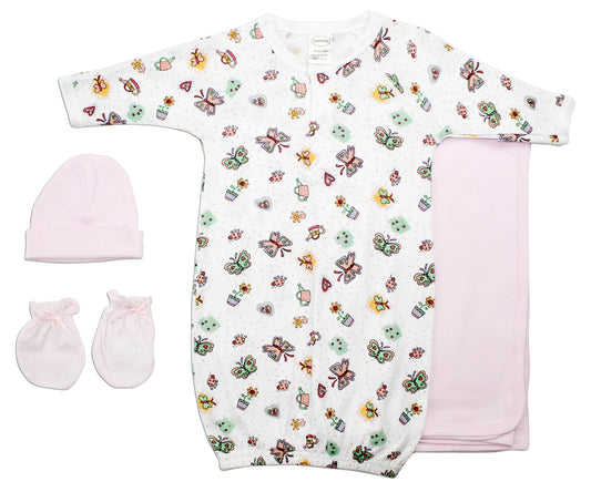 Girls' 4 Piece Layette Set