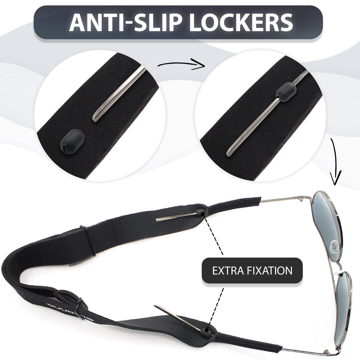 SIGONNA Eye Glass String Strap Holder   Floating Glass Strap