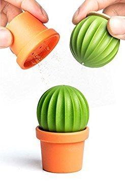 Novelty Salt and Pepper Shakers Cactus by Qualy Design Studio. Salt