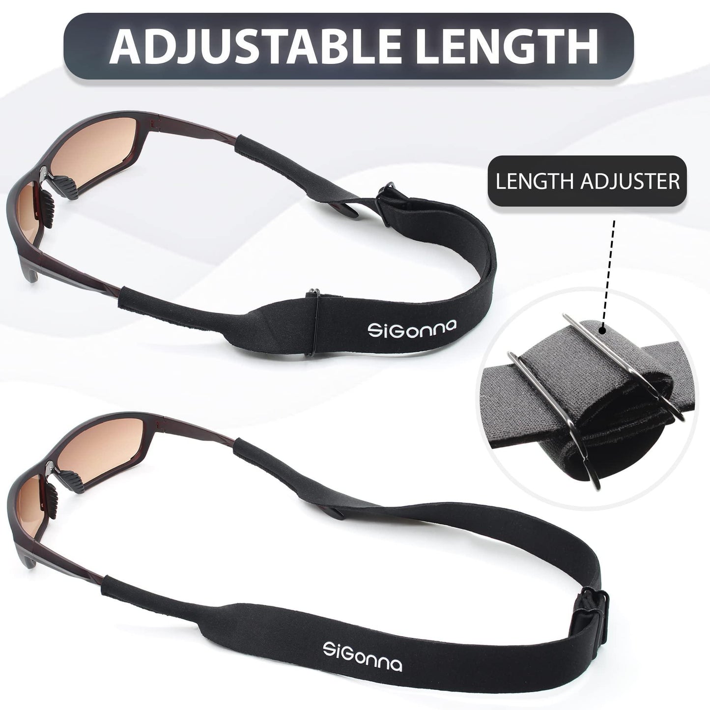 SIGONNA Eye Glass String Strap Holder   Floating Glass Strap