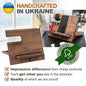 Wood Phone Docking Station Ash Hooks Key Holder Wallet Stand Watch