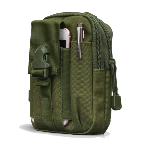 Tactical MOLLE Military Pouch Waist Bag for Hiking, Running and Outdoo