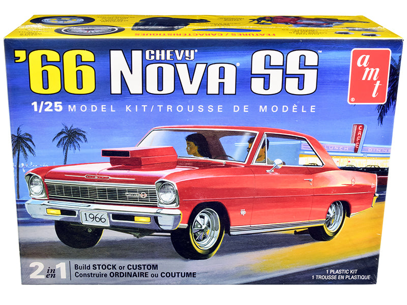 Skill 2 Model Kit 1966 Chevrolet Nova SS 2-in-1 Kit 1/25 Scale Model