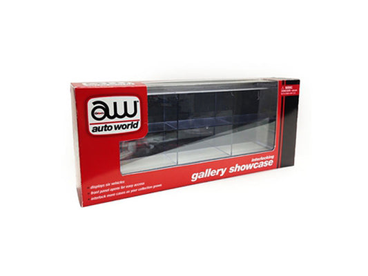 6 Car Interlocking Collectible Display Show Case for 1/64 Scale Model