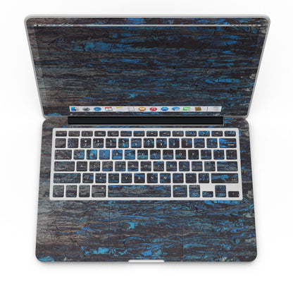 Abstract Wet Paint Dark Blues v2 - MacBook Pro with Retina Display