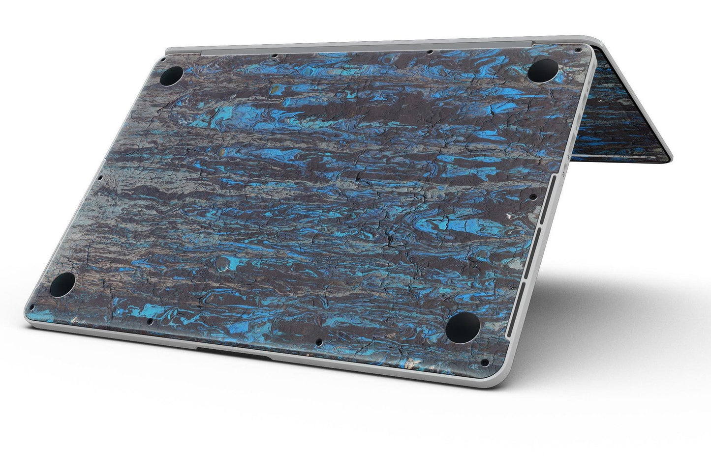 Abstract Wet Paint Dark Blues v2 - MacBook Pro with Retina Display