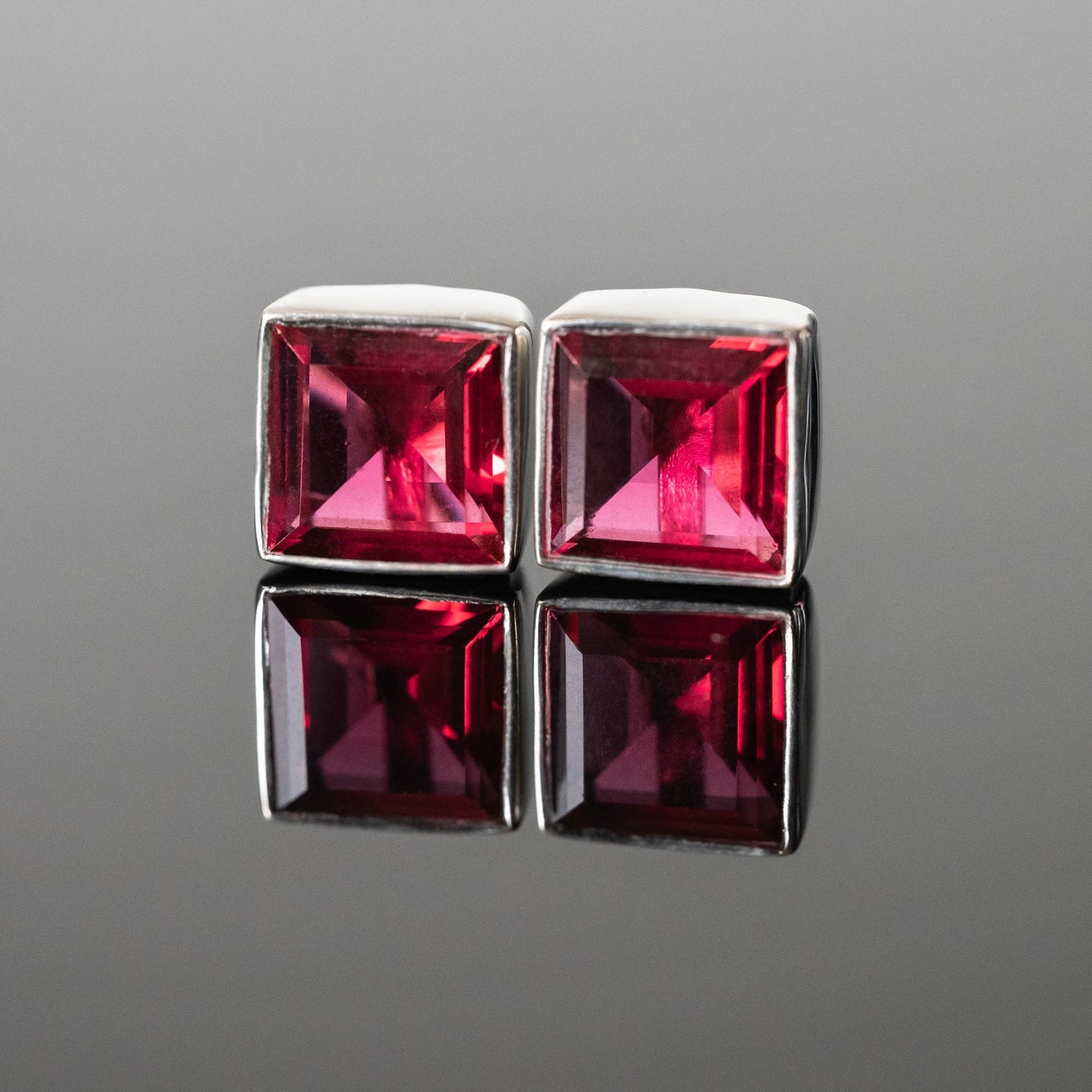 Alejandra Tourmaline Square Studs