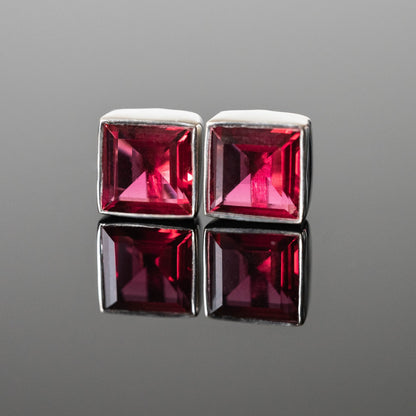 Alejandra Tourmaline Square Studs