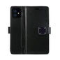 Multi Pockets Folio Flip Leather Wallet Case with Strap for iPhone 12