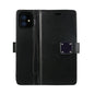 KIKO Multi Pockets Folio Leather Wallet Case with Strap for iPhone 13