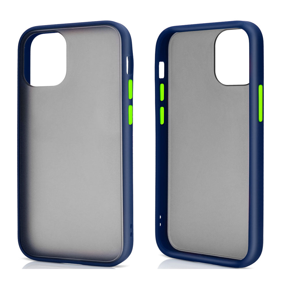 KIKO Slim Matte Hybrid Bumper Armor Case for Apple iPhone 13 [6.1]