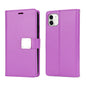Multi Pockets Leather Wallet Case with Strap for iPhone 13 Pro Max