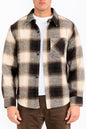 Flannel Shacket Shirt Jacket Wool Blend Button Down