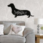 Dachshund Low Rider - Metal Wall Art/Decor