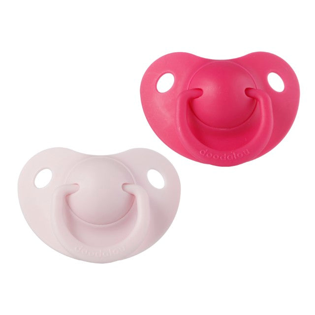 Doodalou Pacifier Light Pink and Hot Pink - Small