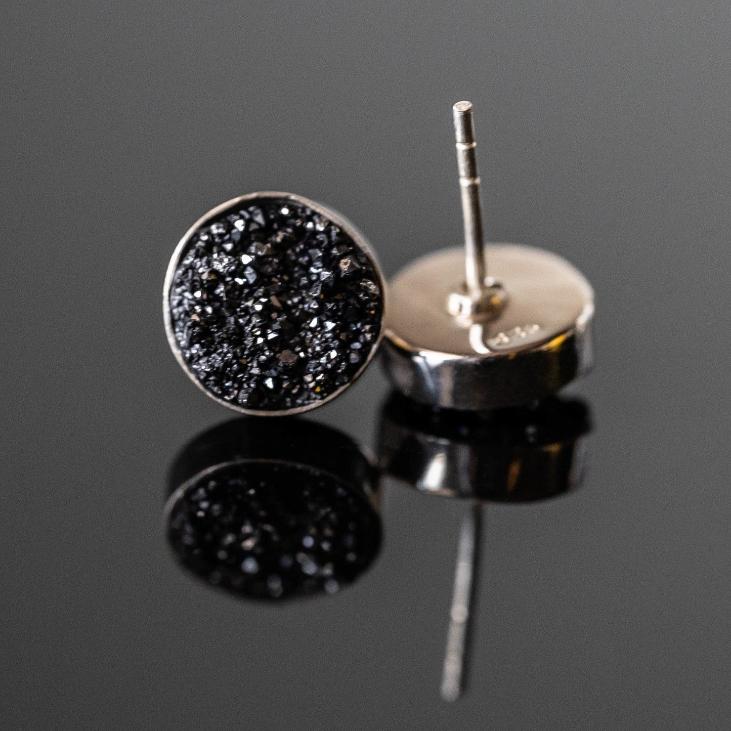 Eliana Druzy Round Studs