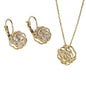 Rose Is A Rose Pendant And Chain 18kt Rose With 2ct CZ Bonus Free