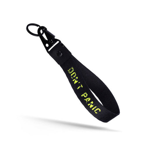 WRIST STRAP KEYCHAIN HOLDER 'DON'T PANIC'