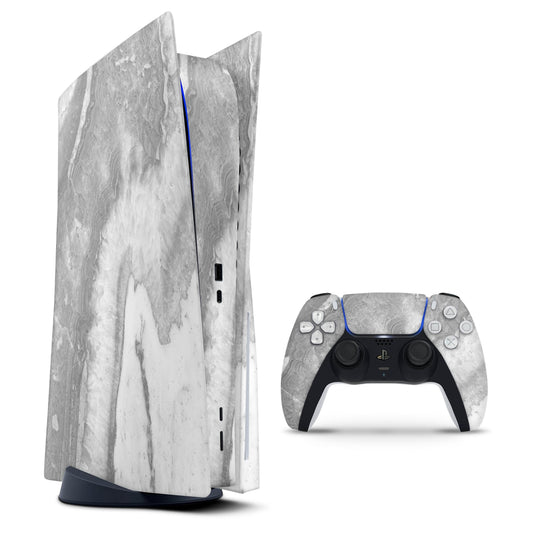 Gray Slate Marble V26 - Full Body Skin Decal Wrap Kit for Sony