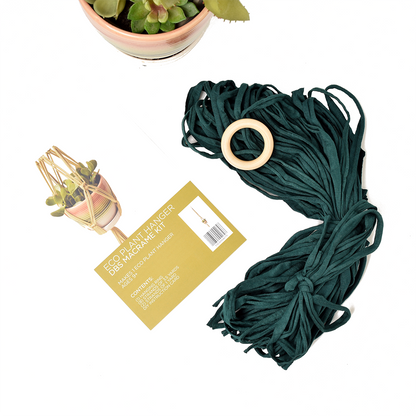 DIY Eco Macramé Plant Hanger Kit