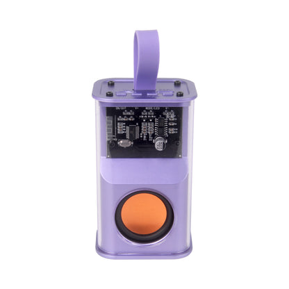 5W Battle Armour LED Light Wireless Speaker, Purple